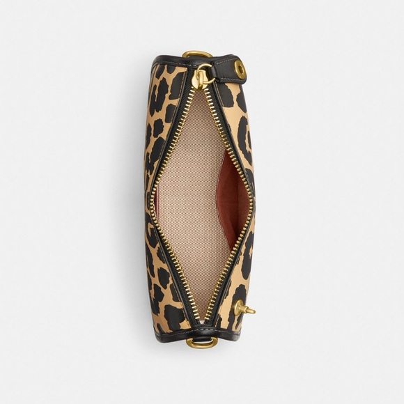 Coach Leopard print handbag swinger 20 and credit card wallet set - Picture 5 of 15